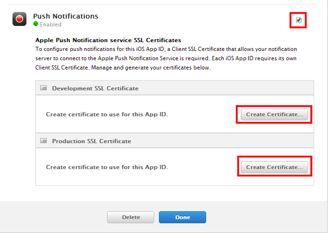 Create Certificate